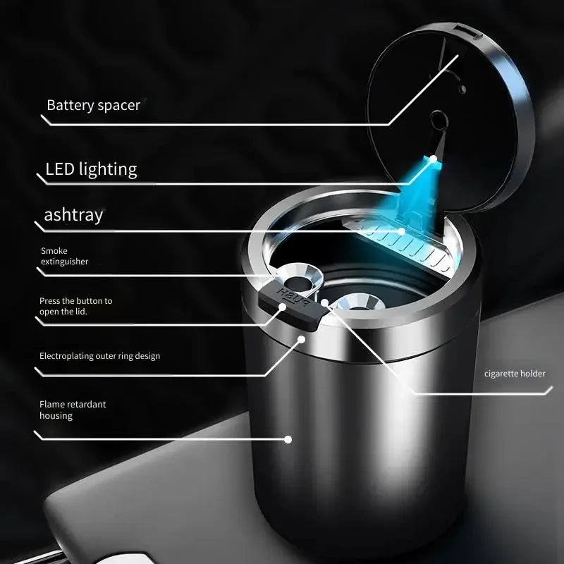Aschenbecher Auto Beleuchtet
