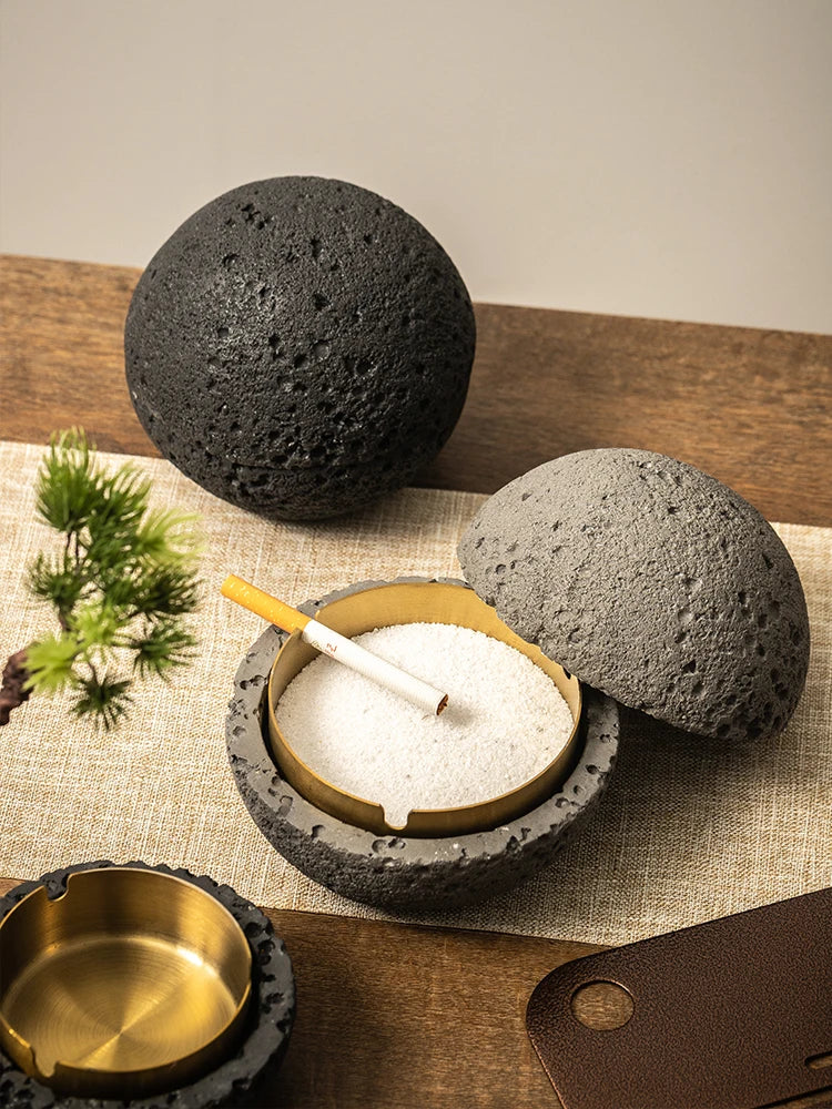 Aschenbecher Beton Mit Deckel