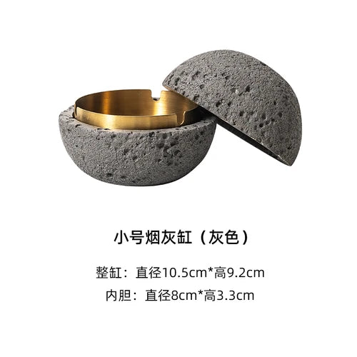 Aschenbecher Beton Mit Deckel