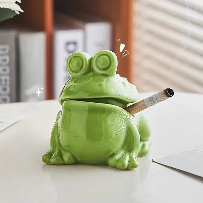 Aschenbecher Frosch