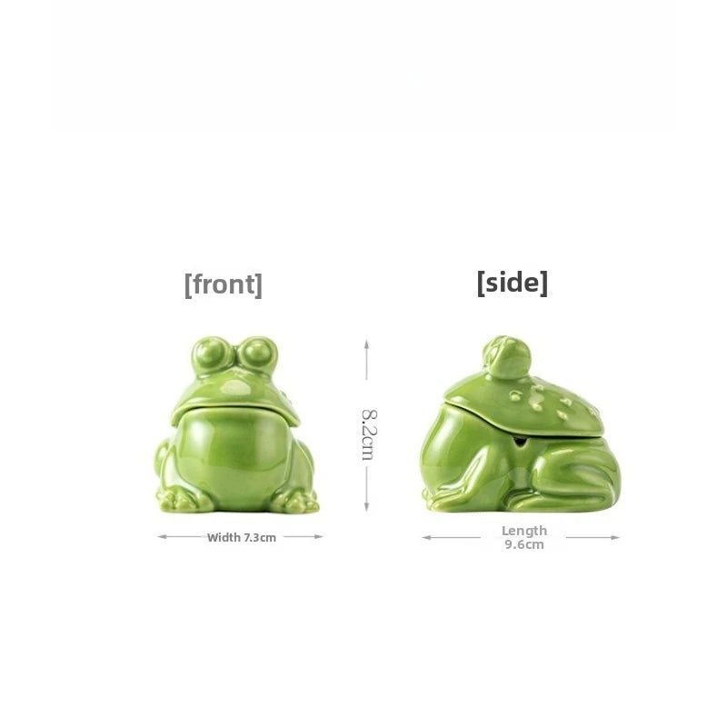 Aschenbecher Frosch