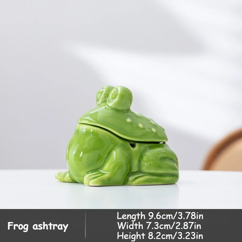 Aschenbecher Frosch