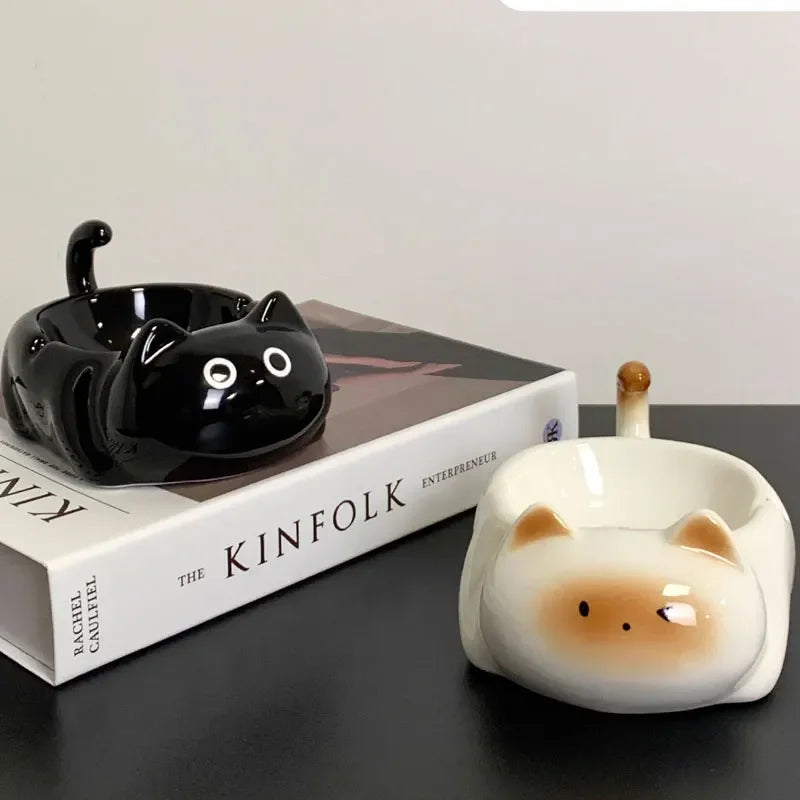 Aschenbecher Katze