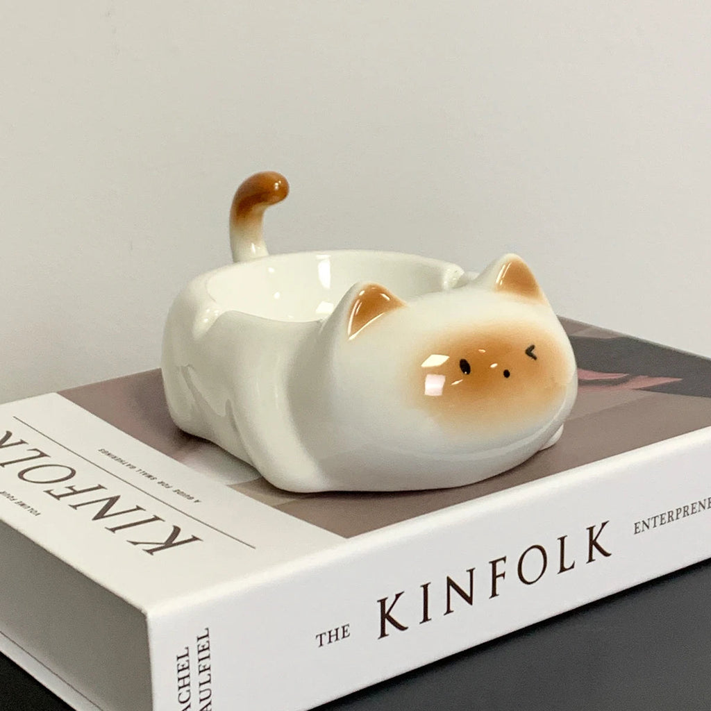 Aschenbecher Katze