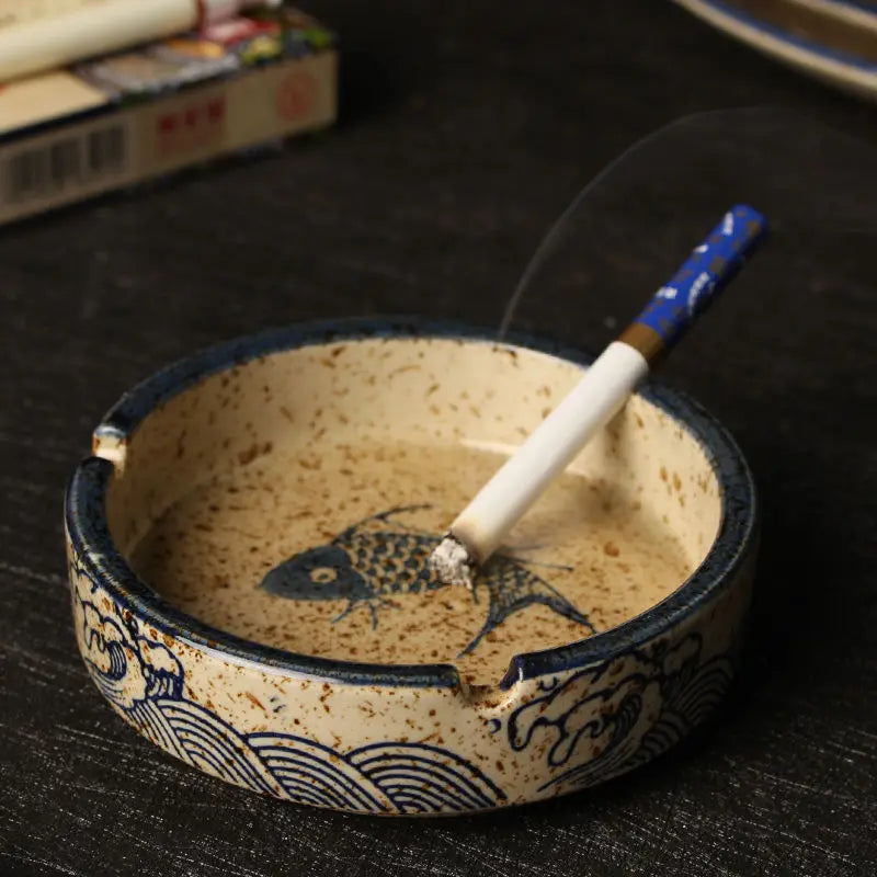 Aschenbecher Keramik Handgemacht
