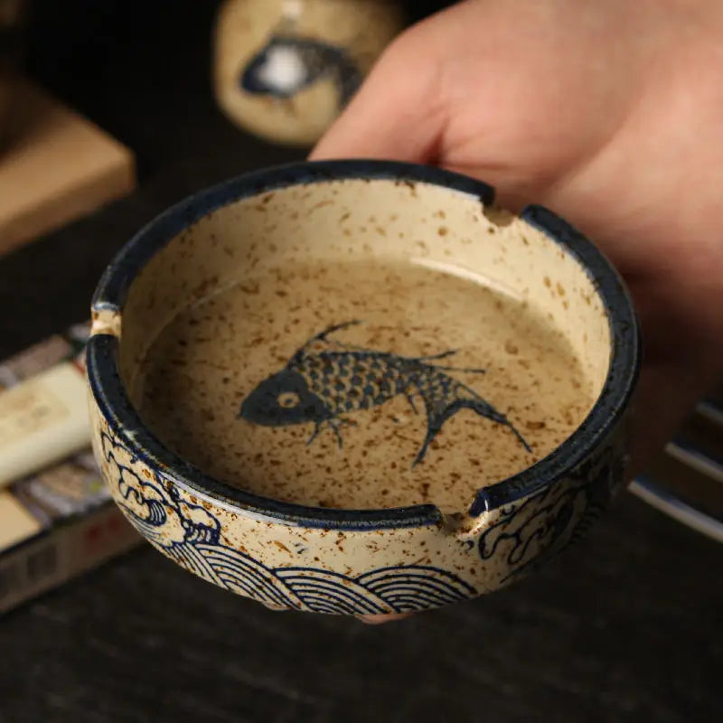 Aschenbecher Keramik Handgemacht