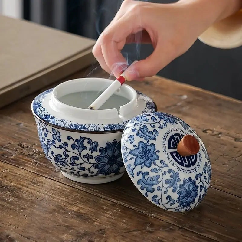 Aschenbecher Keramik Mit Deckel