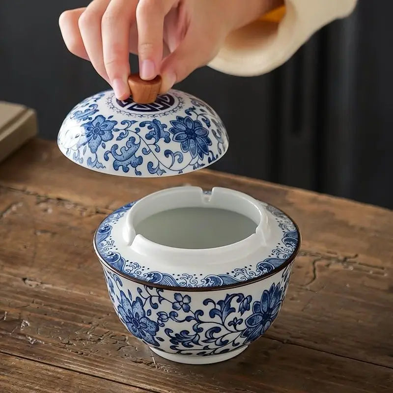 Aschenbecher Keramik Mit Deckel