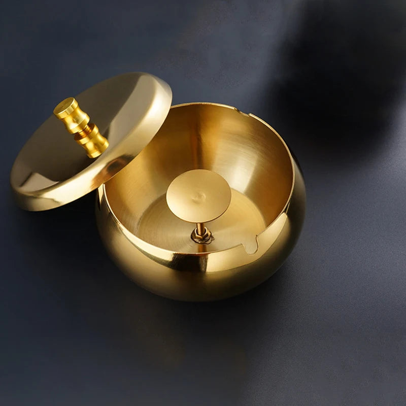 Aschenbecher Rund Mit Deckel