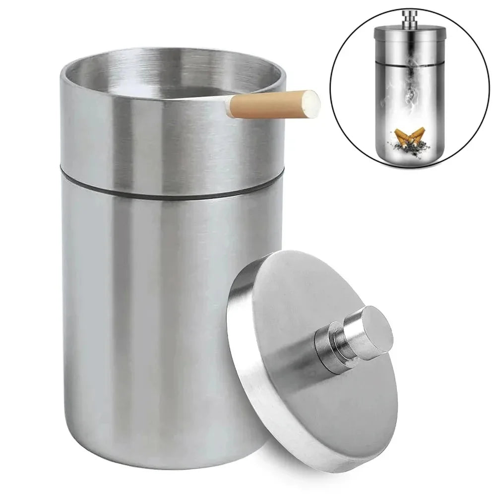 Auto Aschenbecher Edelstahl
