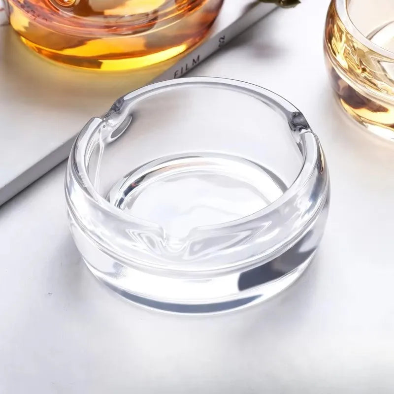 Glas Aschenbecher Schwarz