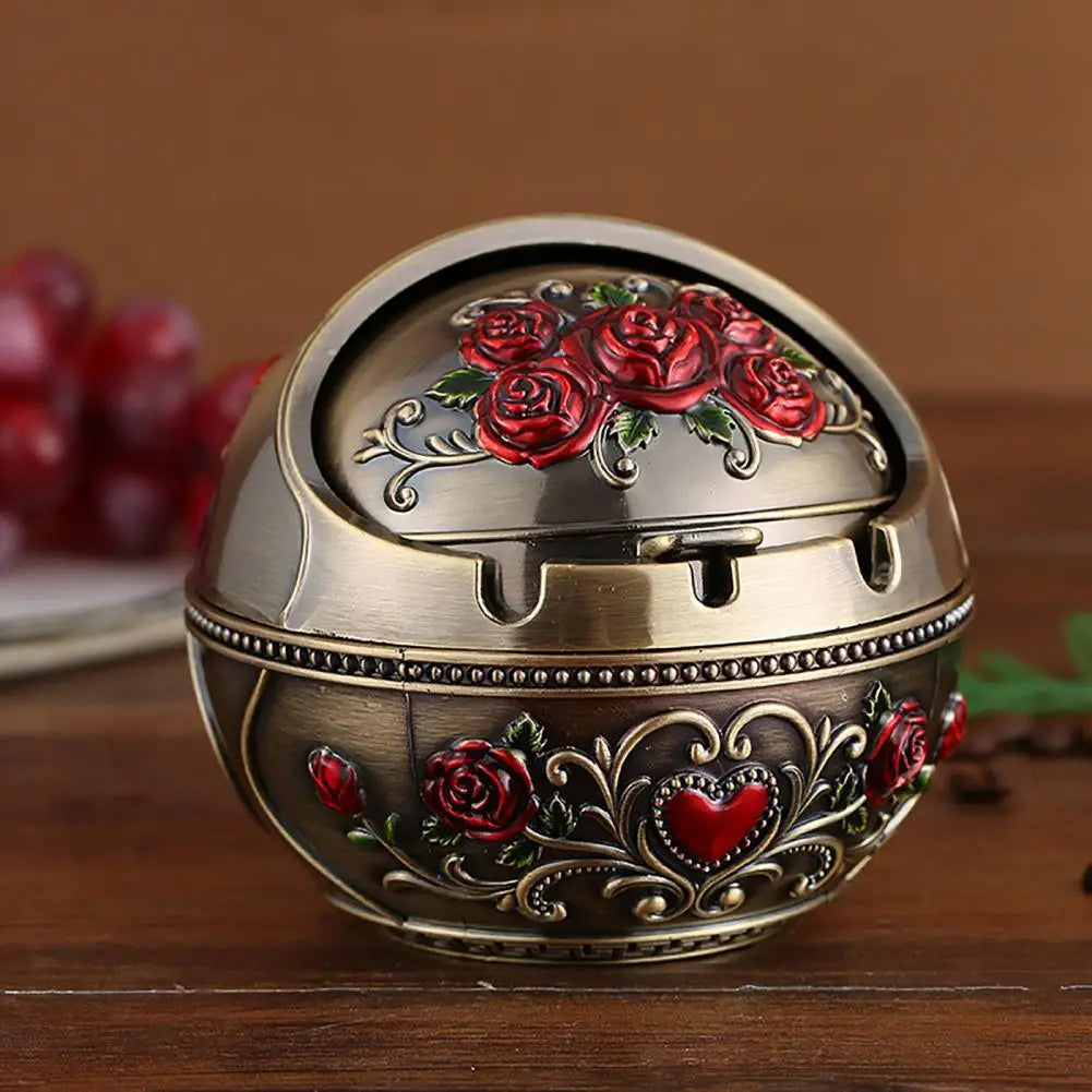 Retro Aschenbecher Mit Deckel
