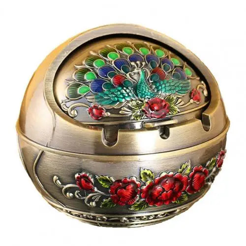 Retro Aschenbecher Mit Deckel