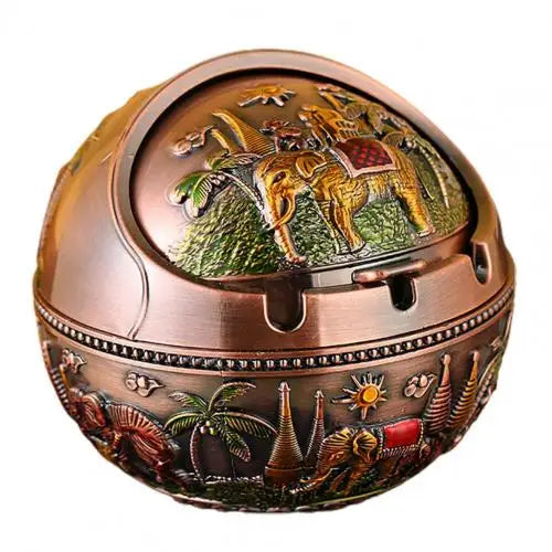 Retro Aschenbecher Mit Deckel