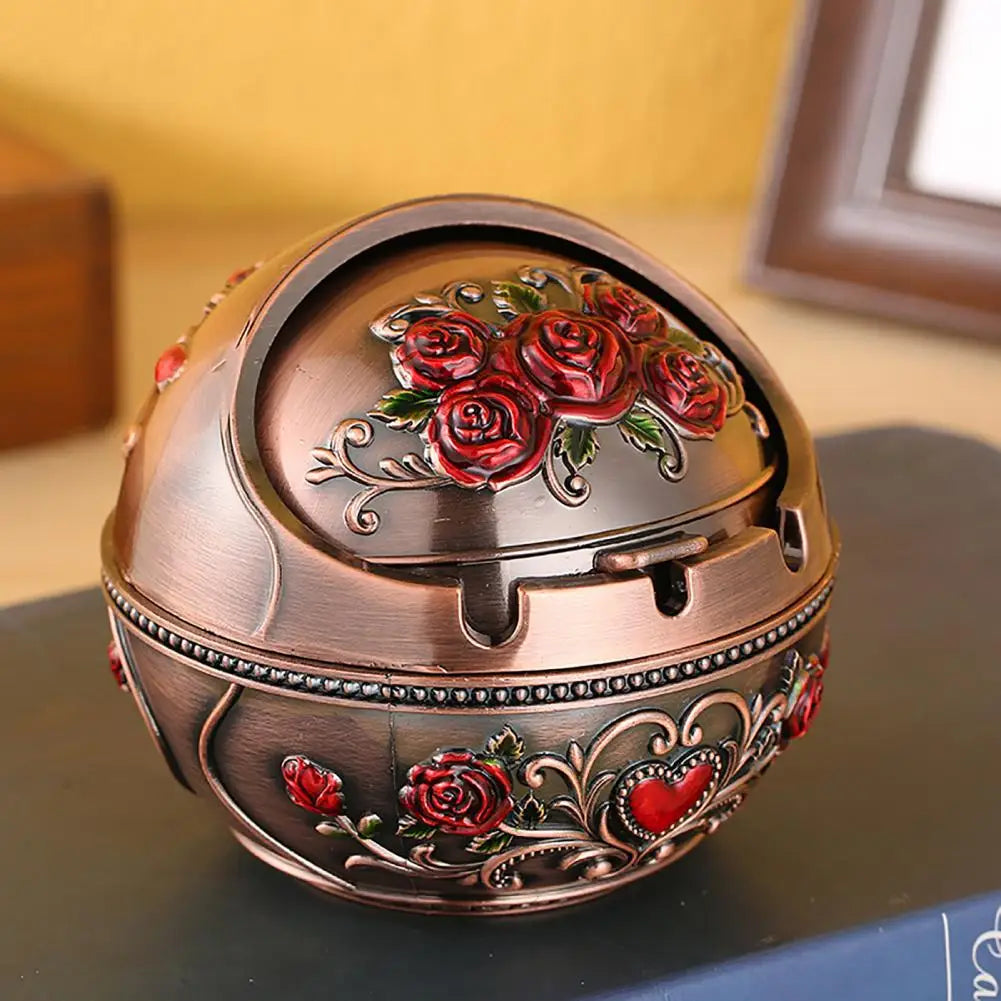 Retro Aschenbecher Mit Deckel