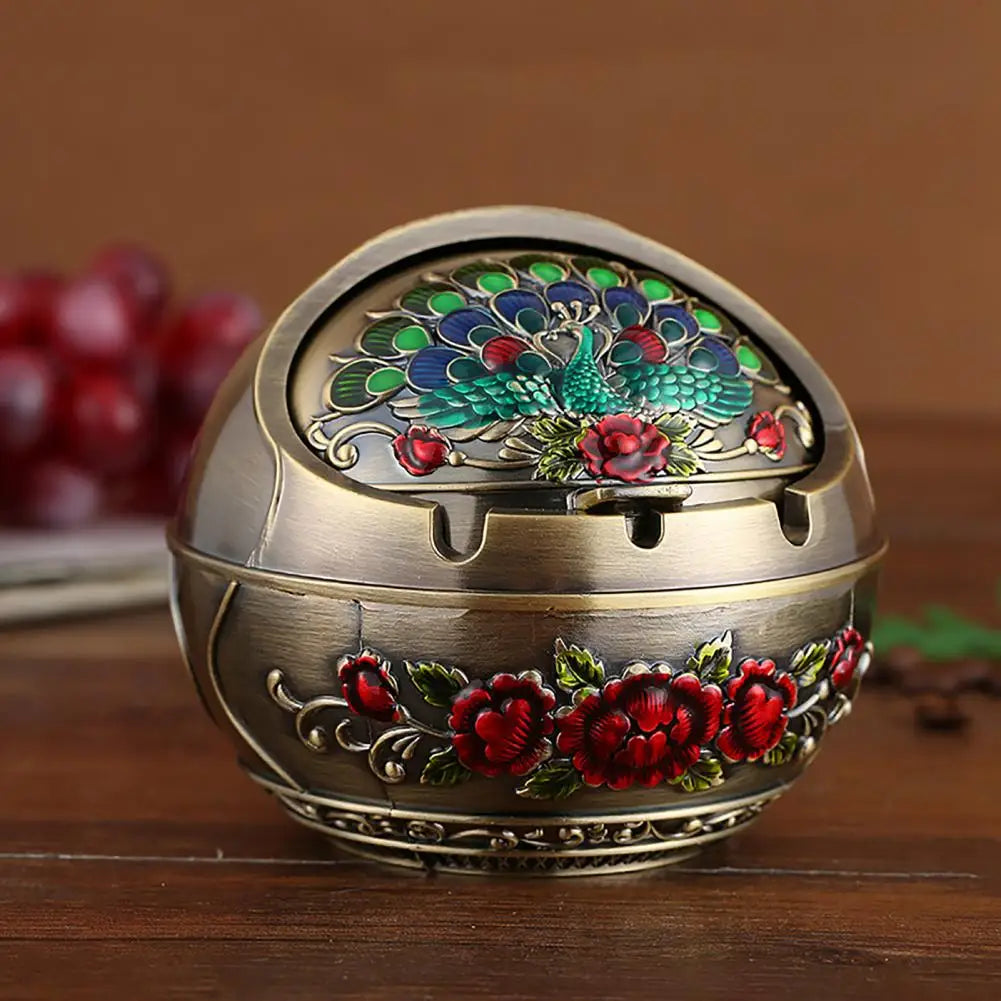Retro Aschenbecher Mit Deckel