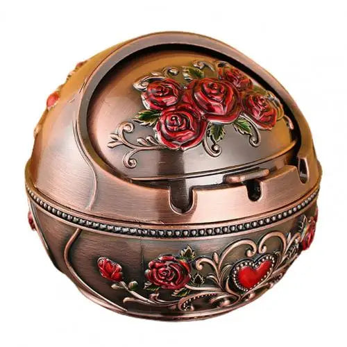 Retro Aschenbecher Mit Deckel