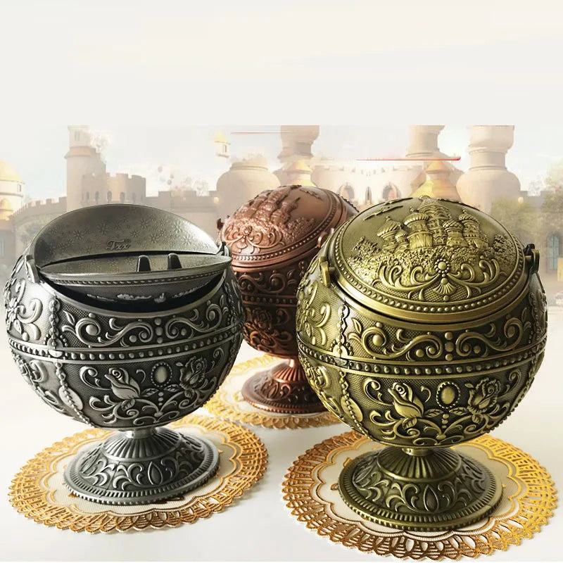 Vintage Aschenbecher Mit Deckel